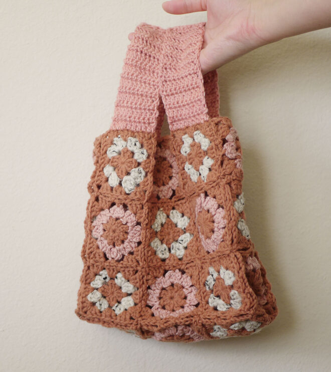 Club Mundane Mini Granny Square Tote Bag