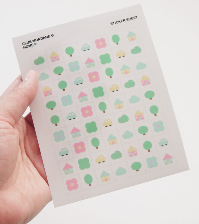 Club Mundane Journal Sticker Sheet